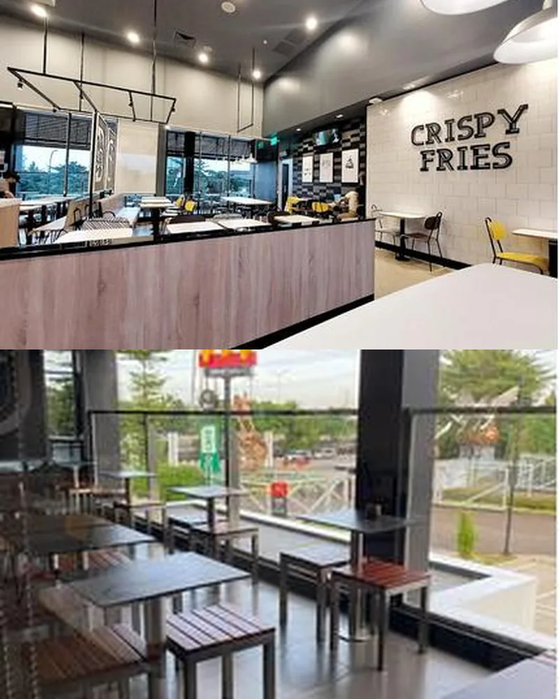 Interior dan area duduk McDonald's Ciputra International